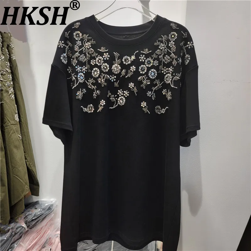 Женская повседневная футболка HKSH с круглым вырезом, короткими рукавами, бисером и пайетками, универсальная, в стиле High Street, шикарный топ, новинка весна-лето HK20132
Женская повседневная футболка HKSH с круглым вырезом, короткими рукавами, бисером и пайетками, универсальная, в стиле High Street, шикарный топ, новинка весна-лето HK20132