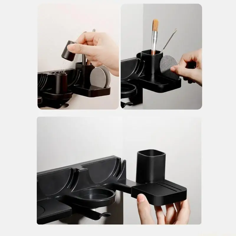 D0AB Coffee Tool Holder Espresso Portafilter Holder Storage Shelf for Coffee Machines
D0AB Coffee Tool Holder Espresso Portafilter Holder Storage Shelf for Coffee Machines