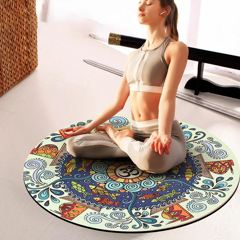 Yoga Mats Pilates Equipment Round Non-Slip Meditation Cushion,Silent Thickened Wide Rubber Base for Jump Rope Yoga Home Gym 요가매트
Yoga Mats Pilates Equipment Round Non-Slip Meditation Cushion,Silent Thickened Wide Rubber Base for Jump Rope Yoga Home Gym 요가매트