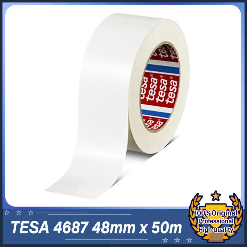TESA 4687 Высокопроизводительная двухсторонняя лента, 48 мм x 50 м (белая), сильная фиксация
TESA 4687 Высокопроизводительная двухсторонняя лента, 48 мм x 50 м (белая), сильная фиксация