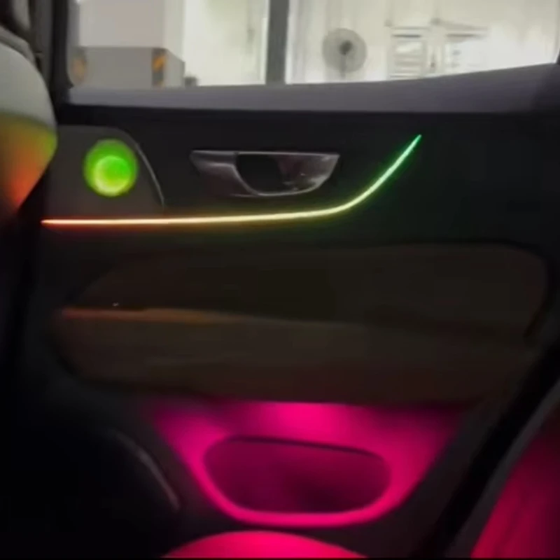 Colored 22-LED Ambient Interior Light Kit with Door Handle & Footwell Control APP/WeChat for S60 2020-2024
Colored 22-LED Ambient Interior Light Kit with Door Handle & Footwell Control APP/WeChat for S60 2020-2024