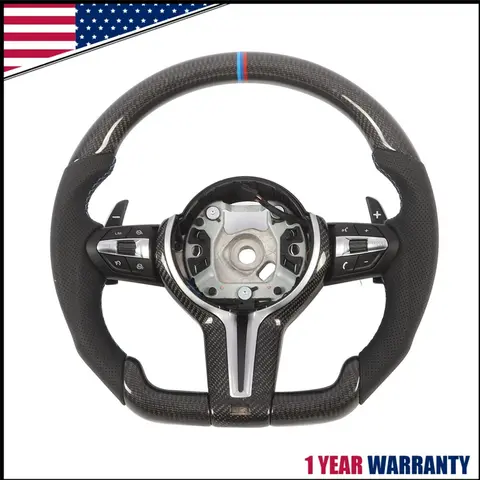 NEW Quality Car Carbon Fiber Steering Wheel Durable For BMW G30 M5 F10 F11 F18 F06 F12 F13 F01 F02 F03 F90 F91 F92 F93 F07