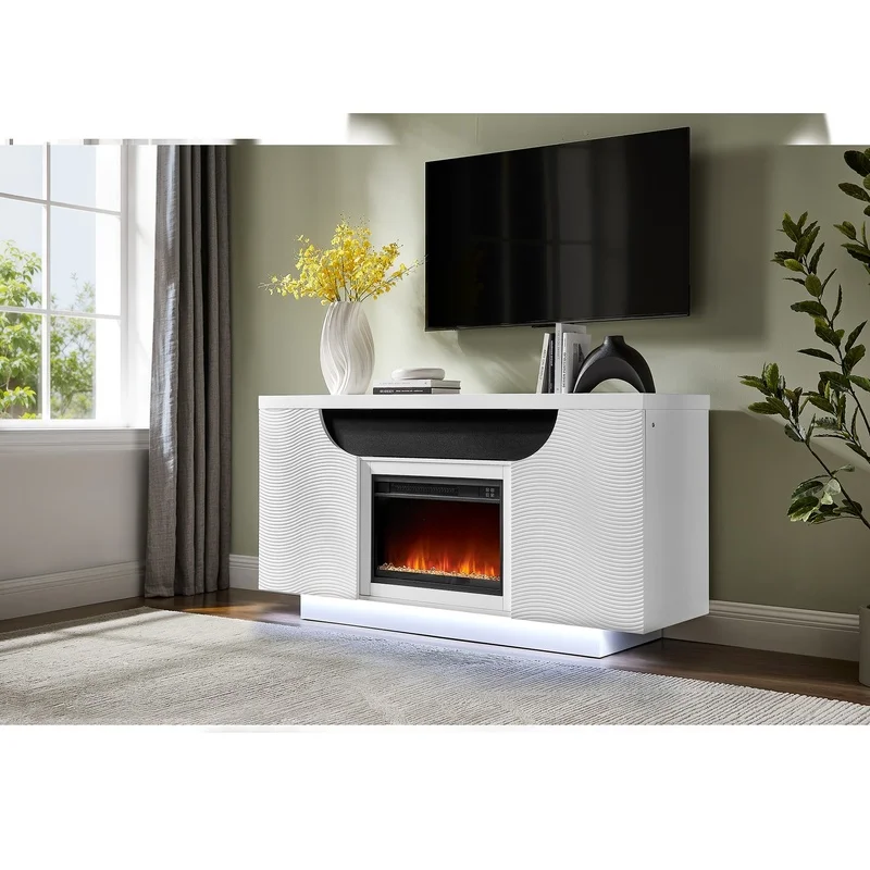 66" Modern Fireplace Electric Heated Wall-Mounted Indoor Decorative Heating Unit
66" Modern Fireplace Electric Heated Wall-Mounted Indoor Decorative Heating Unit
