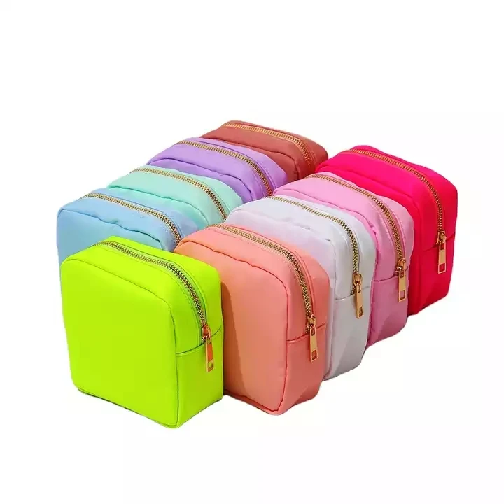 Stock Baby Pink S size Mini Small Nylon Pouch Cosmetic Reusable Toiletry Travel Bride Gift Pouch Designer Makeup Bags
Stock Baby Pink S size Mini Small Nylon Pouch Cosmetic Reusable Toiletry Travel Bride Gift Pouch Designer Makeup Bags