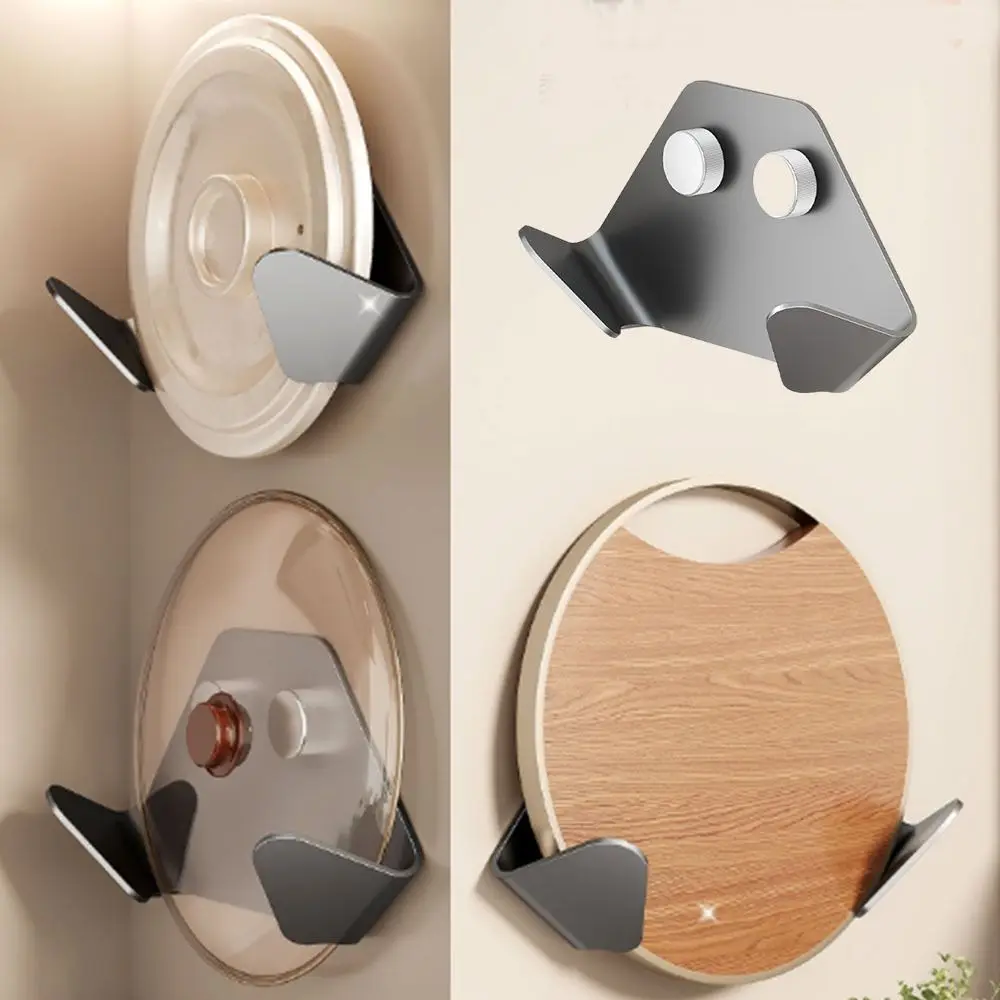 No Punching Pot Lid Rack Wall Mounted Multi-Purpose Cutting Board Rack Space Saving Moisture-proof Lid Storage Rack
No Punching Pot Lid Rack Wall Mounted Multi-Purpose Cutting Board Rack Space Saving Moisture-proof Lid Storage Rack