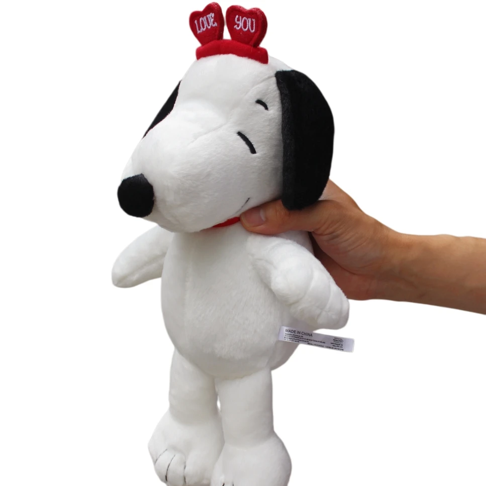 1piece 30CM Peanuts Snoopy with "LOVE YOU" Plush soft toys Snoopy dog toys best Valentine's Day gift
1piece 30CM Peanuts Snoopy with "LOVE YOU" Plush soft toys Snoopy dog toys best Valentine's Day gift