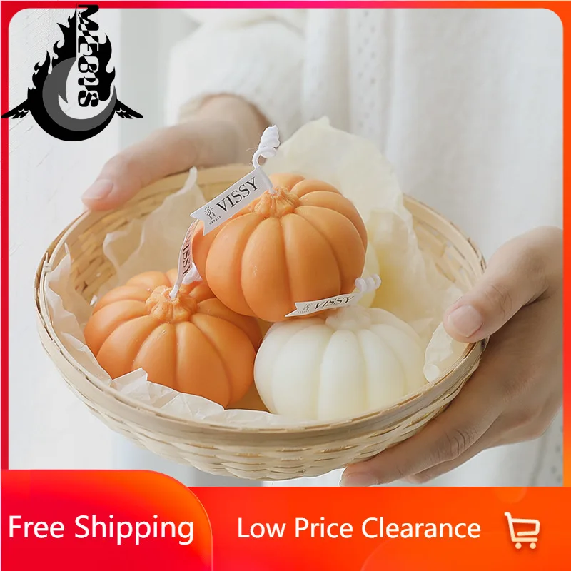 Decor Pumpkin Candle Halloween Spice Fall Night Candy Halloween Thanksgiving Decoration Orange Green Gift candles for decoration
Decor Pumpkin Candle Halloween Spice Fall Night Candy Halloween Thanksgiving Decoration Orange Green Gift candles for decoration