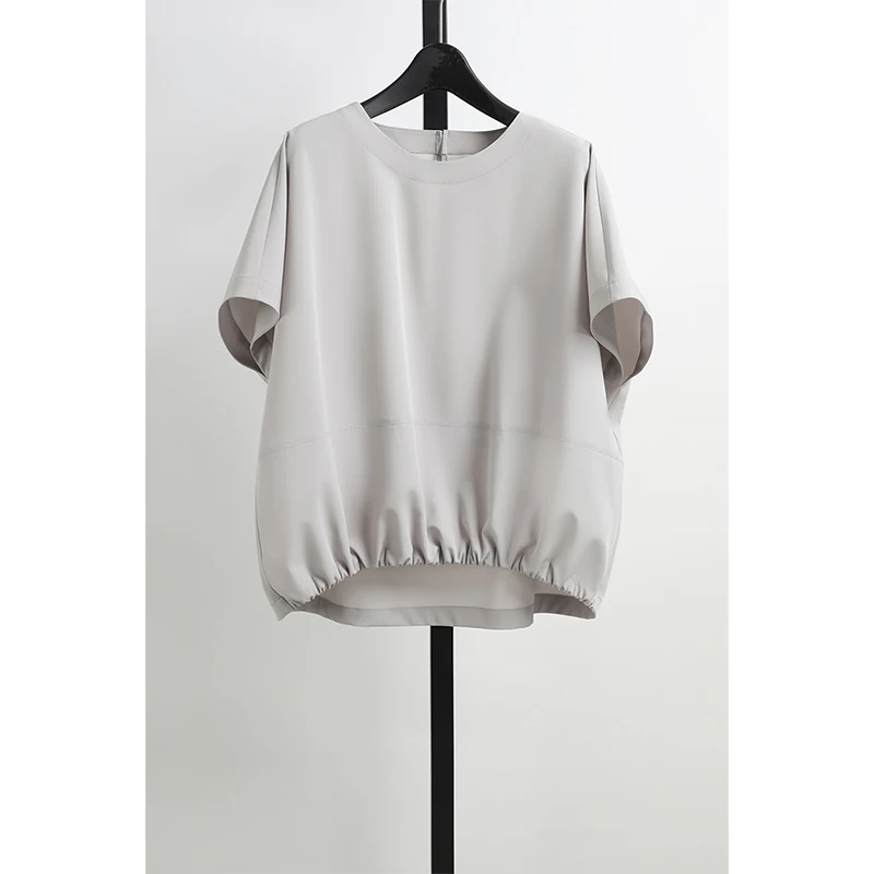 Tagkita Summer New Loose Breathable Short Sleeve Women's Casual Shirt Comfortable Polyester Fiber round Neck High Elasticity
Tagkita Summer New Loose Breathable Short Sleeve Women's Casual Shirt Comfortable Polyester Fiber round Neck High Elasticity