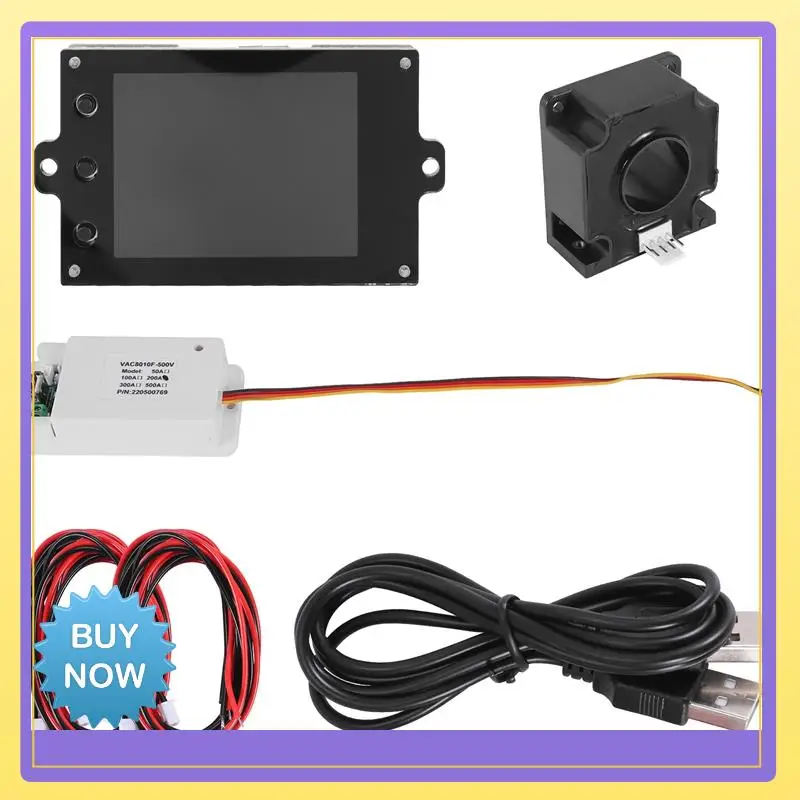 Big Deal Hall DC 500V Wireless Voltage Meter Ammeter 2.4 Inch Color Screen Capacity Power Detector Tester
Big Deal Hall DC 500V Wireless Voltage Meter Ammeter 2.4 Inch Color Screen Capacity Power Detector Tester