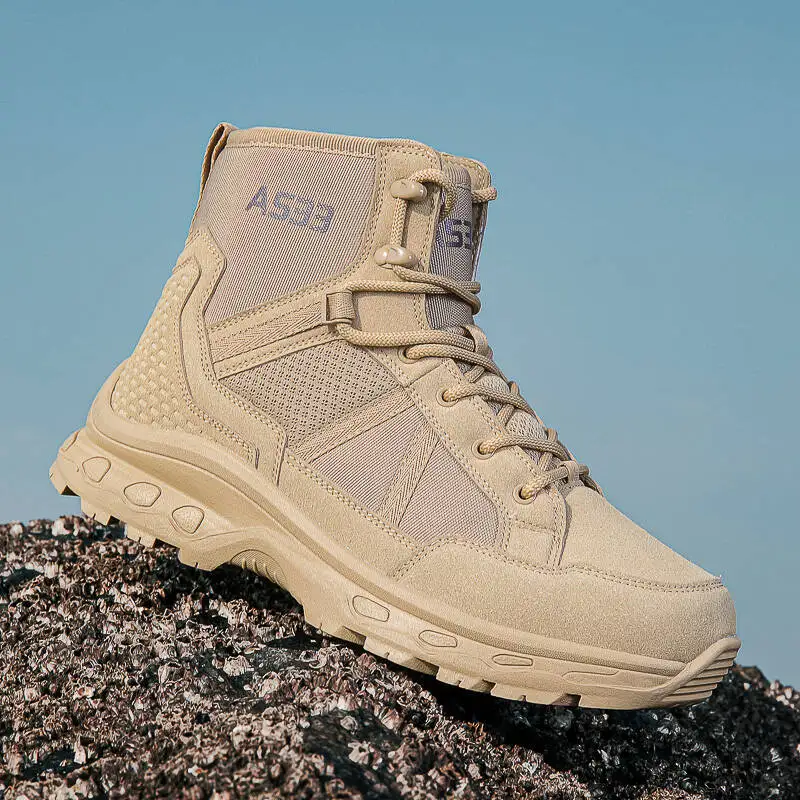 Brand Outdoor Boots Men Brown Boots Sand Color Waterproof Non-slip Hiking Boots Wear-resistant Jungle Trekking Big Size 39-47
Brand Outdoor Boots Men Brown Boots Sand Color Waterproof Non-slip Hiking Boots Wear-resistant Jungle Trekking Big Size 39-47