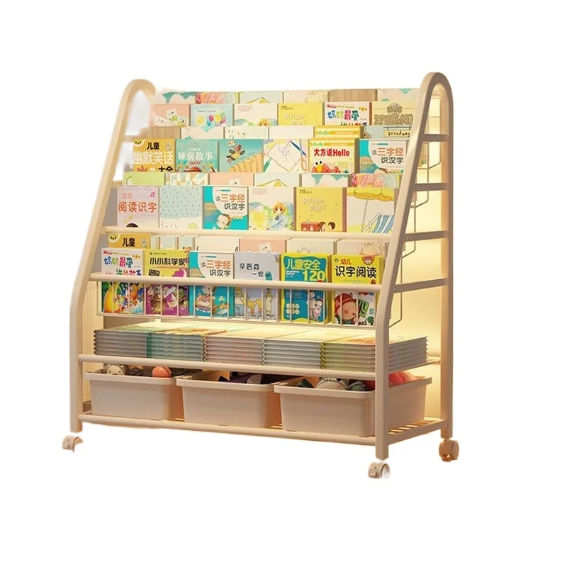 Children's bookshelf shelf Floor-to-ceiling picture book shelf Toy two-in-one storage shelf
Children's bookshelf shelf Floor-to-ceiling picture book shelf Toy two-in-one storage shelf