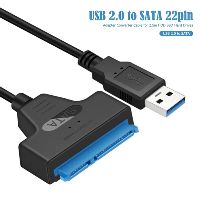 Fast Data Reading Backup USB 3.0 SATA Adapter Cable For 2.5 Inch HDD SSD Drive Laptop Upgrade Tools Supplies Drive Adapter Kit
Fast Data Reading Backup USB 3.0 SATA Adapter Cable For 2.5 Inch HDD SSD Drive Laptop Upgrade Tools Supplies Drive Adapter Kit