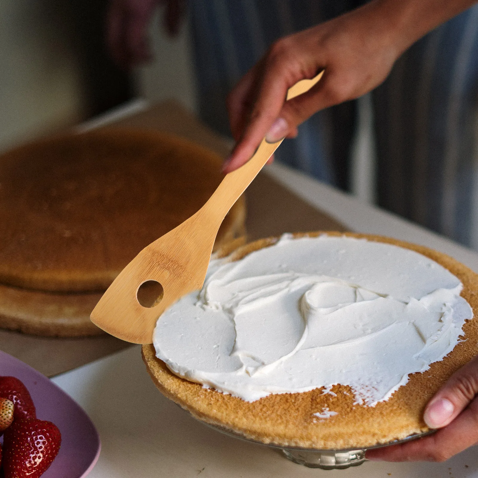 1pc Maple Wood Small Mixing Spoon With Holes Reusable Stirring Rod For Coffee Cooking Egg Beating Home Kitchen Tools
1pc Maple Wood Small Mixing Spoon With Holes Reusable Stirring Rod For Coffee Cooking Egg Beating Home Kitchen Tools