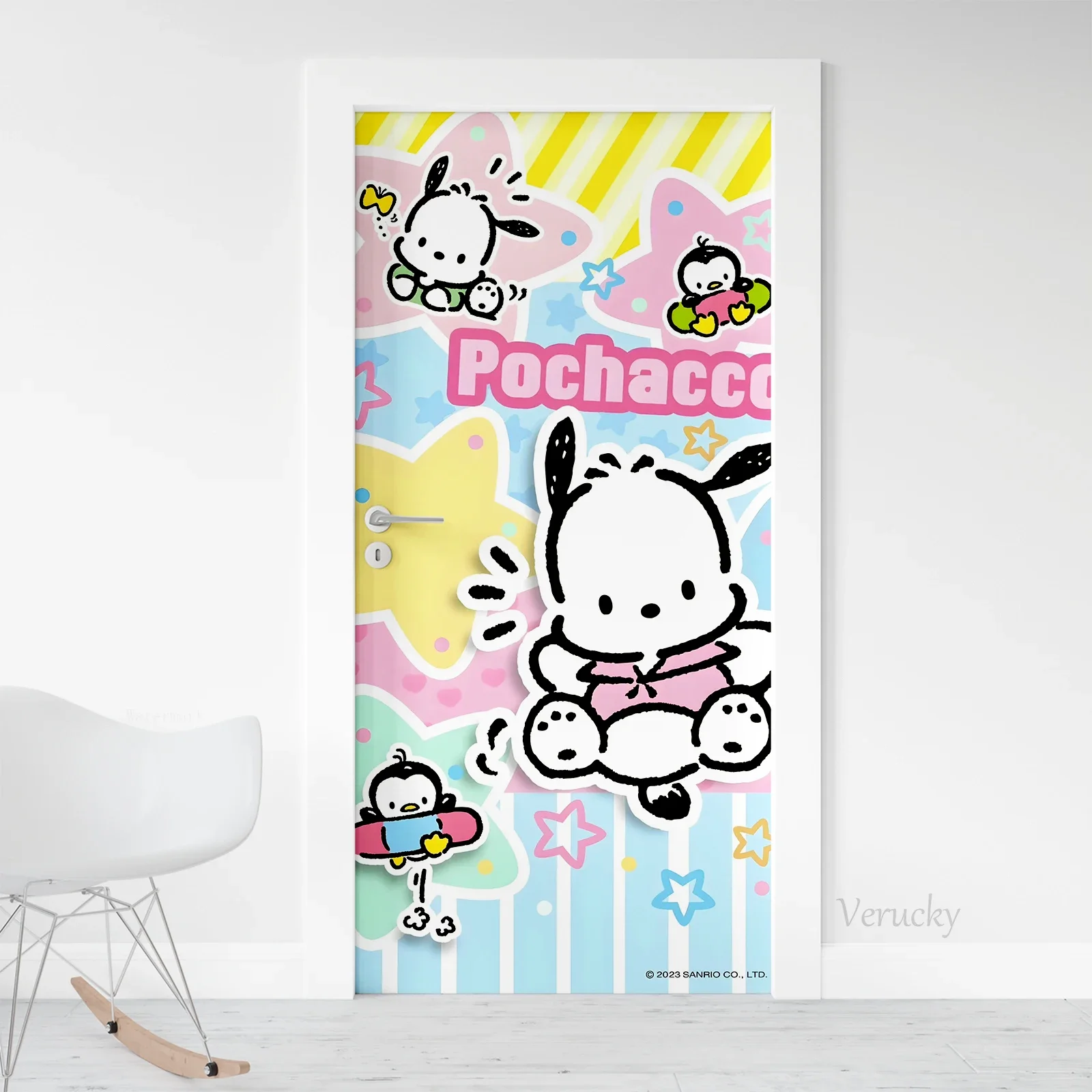 Наклейки на дверь Sanrio Kuromi с корицей, мультяшные детские наклейки для гостиной, спальни, обои, плакаты, домашний декор, наклейки на стены, двери
Наклейки на дверь Sanrio Kuromi с корицей, мультяшные детские наклейки для гостиной, спальни, обои, плакаты, домашний декор, наклейки на стены, двери