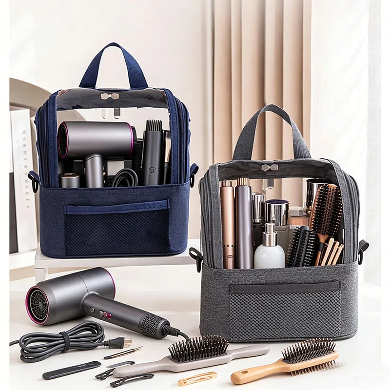 Crossbody Hair Tool Storage Bag Large Capacity Oxford Hair Styling Tools Salon Orgainzer Bag for Curling Iron Hair Dryer Clips
Crossbody Hair Tool Storage Bag Large Capacity Oxford Hair Styling Tools Salon Orgainzer Bag for Curling Iron Hair Dryer Clips