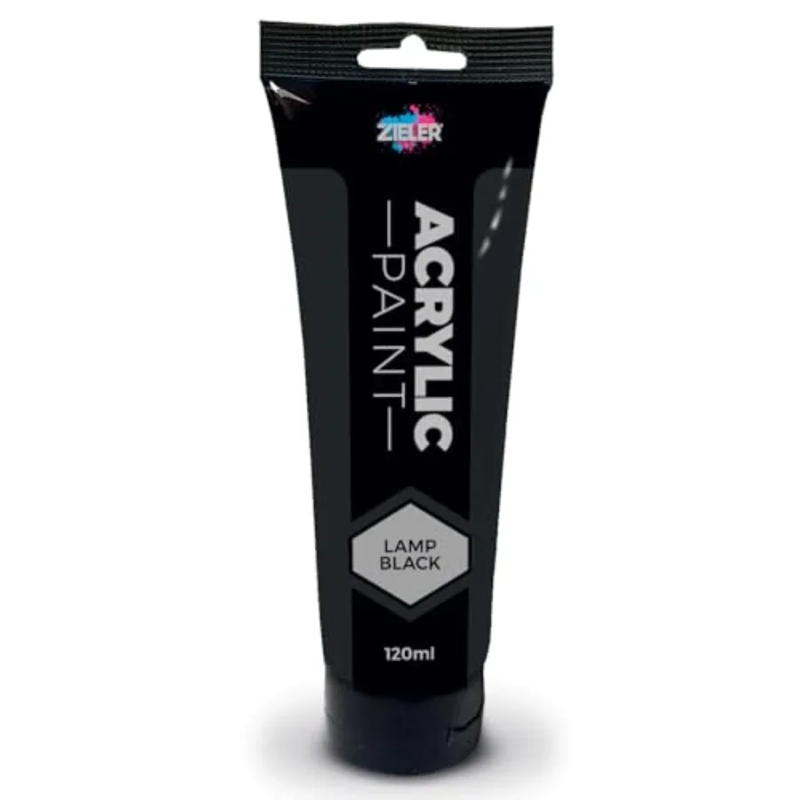 ® Lamp Black Premium Acrylic Paint, 120ml Tube
® Lamp Black Premium Acrylic Paint, 120ml Tube
