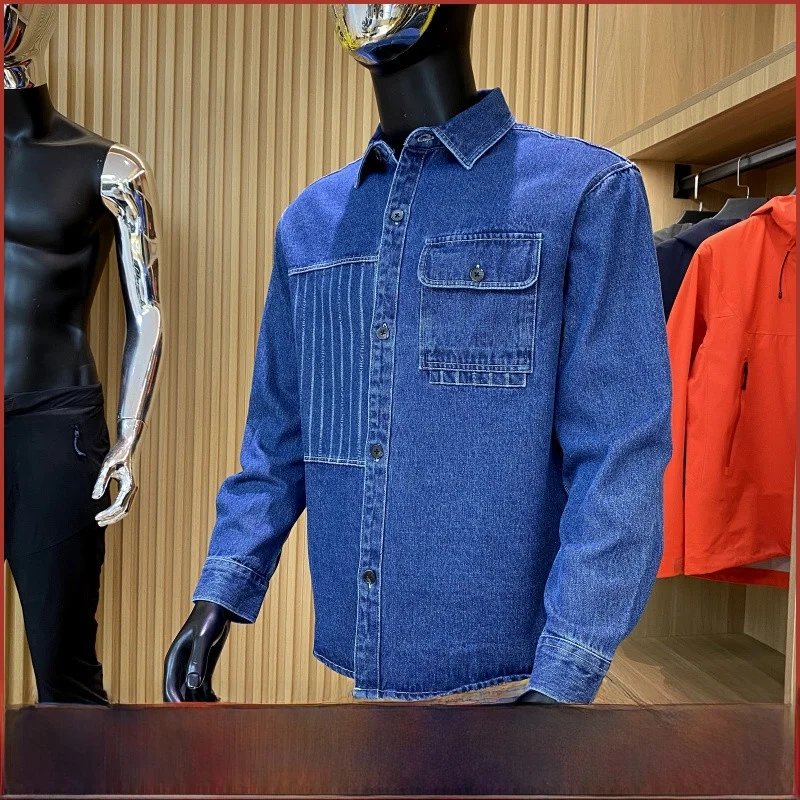 Retro Japanese Sle Workwear Long Sve Casual irt Heavy Wa Loose Fit Autumn Men's Turn-down Collar Loose Trousers
Retro Japanese Sle Workwear Long Sve Casual irt Heavy Wa Loose Fit Autumn Men's Turn-down Collar Loose Trousers