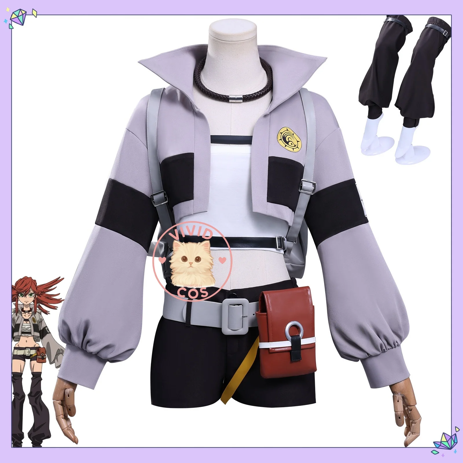 Haiboku Senki Riyu New Version Two-dimensional Anime Cosplay Costume Role-playing As Characters with Outfits Anime-style Chic
Haiboku Senki Riyu New Version Two-dimensional Anime Cosplay Costume Role-playing As Characters with Outfits Anime-style Chic