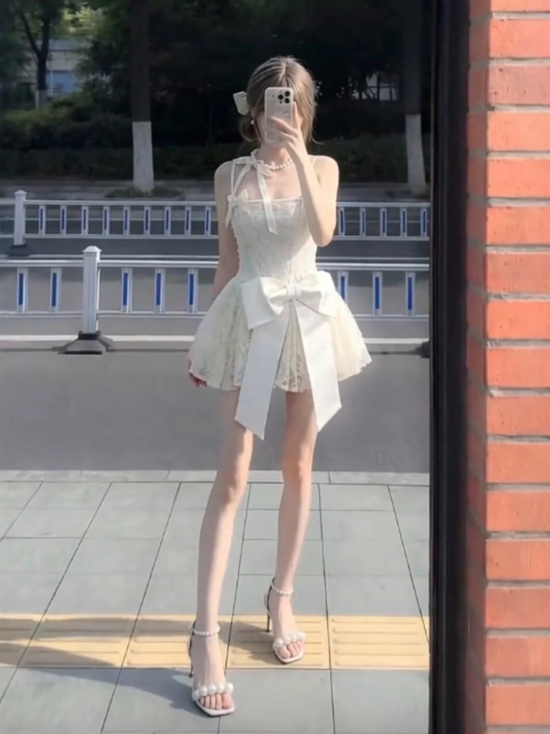 Birthday Knot Puffy Short Skirt Strapless Dress High Waist Cotton Summer Casual City Walk Tour Date Everyday Elegant
Birthday Knot Puffy Short Skirt Strapless Dress High Waist Cotton Summer Casual City Walk Tour Date Everyday Elegant