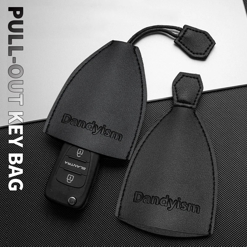 Car key cover leather household key storage bag personalized creative simple pull-out key bag unisex pouch
Car key cover leather household key storage bag personalized creative simple pull-out key bag unisex pouch