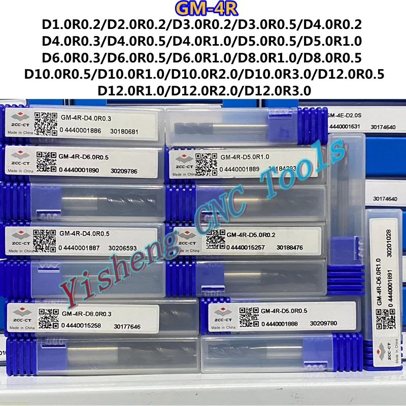 ZCC CT GM-4R 4 продольные фрезы Инструмент из вольфрамовой стали Cnc Maching HRC50, угловые круглые концевые фрезы, верхний фрезерный станок
ZCC CT GM-4R 4 продольные фрезы Инструмент из вольфрамовой стали Cnc Maching HRC50, угловые круглые концевые фрезы, верхний фрезерный станок