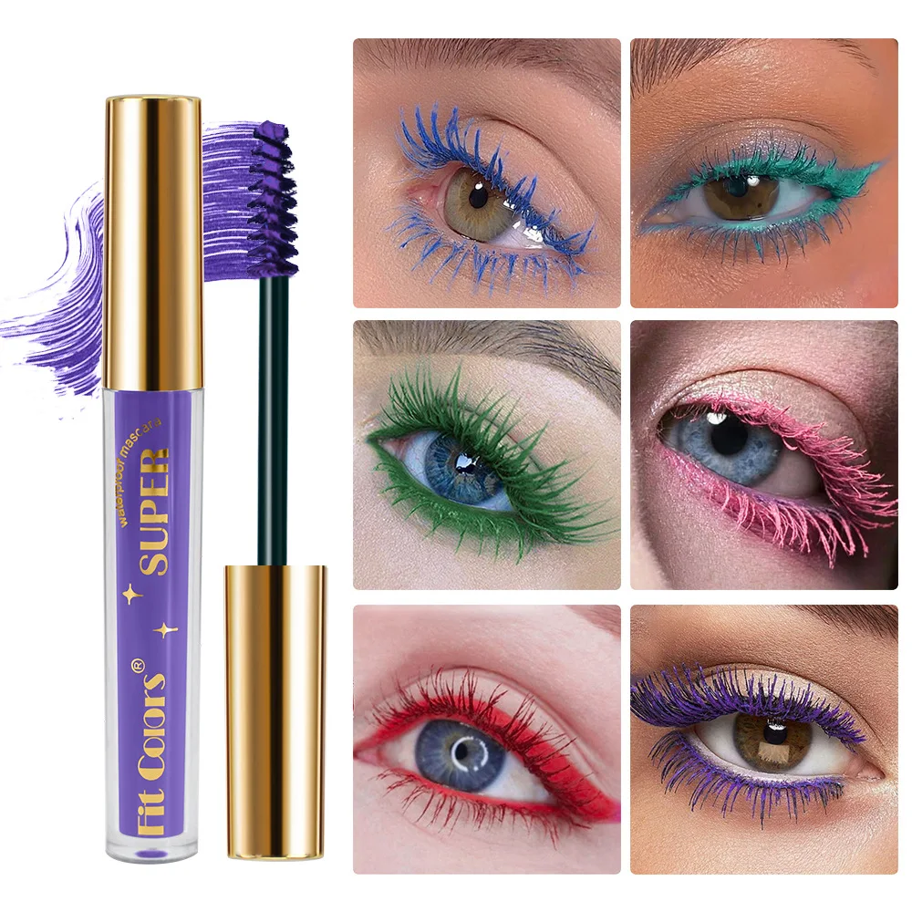 Colorful Mascara Set Gold Cap Waterproof Non Smudge Lengthening Thick Curling for Women Festival Stage Makeup
Colorful Mascara Set Gold Cap Waterproof Non Smudge Lengthening Thick Curling for Women Festival Stage Makeup