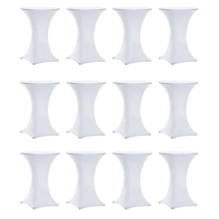 12 Pack 32x43 Inch Highboy Spandex Cocktail Table Cover Fitted Stretch Cocktail Tablecloth for Round Tables 32x43
12 Pack 32x43 Inch Highboy Spandex Cocktail Table Cover Fitted Stretch Cocktail Tablecloth for Round Tables 32x43