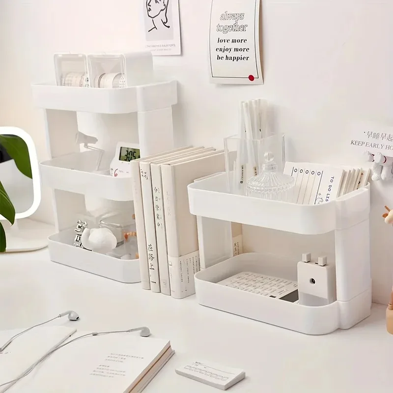 3-Tier Desktop Organizer - Space-Saving Storage for Office, Study & Bedroom - Removable Shelf for Makeup and Cosmetics 
3-Tier Desktop Organizer - Space-Saving Storage for Office, Study & Bedroom - Removable Shelf for Makeup and Cosmetics