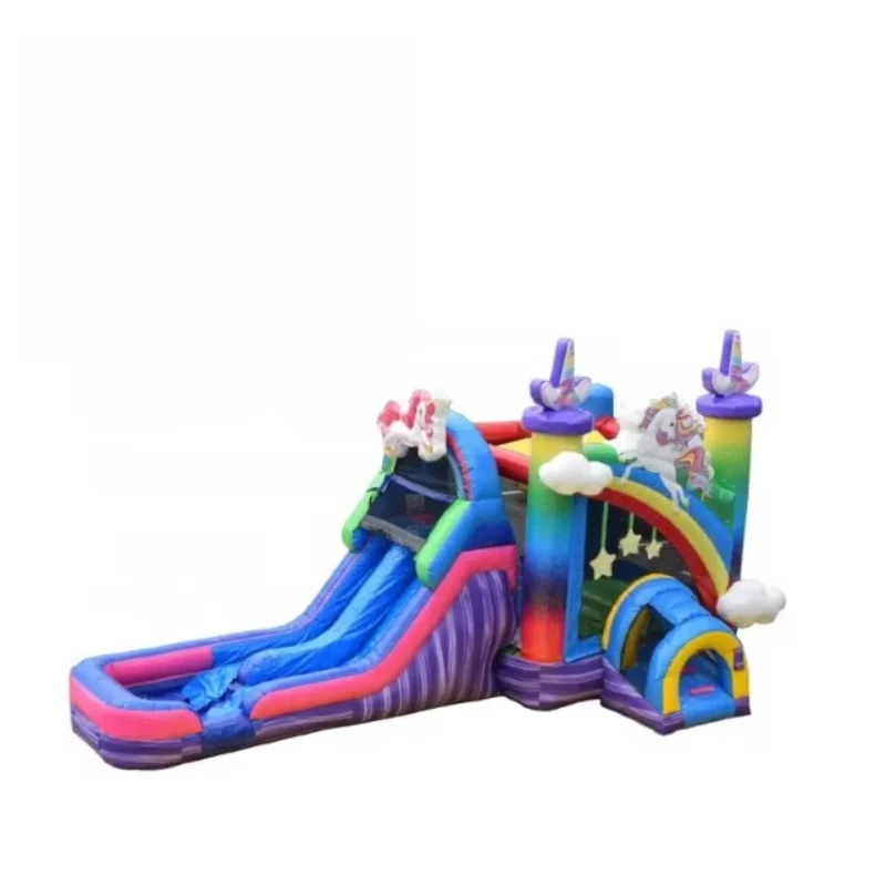 High Quality Inflatable Bounce House Unicorn Rental Inflatable Moonwalk Jump Castle Children's Waterslide
High Quality Inflatable Bounce House Unicorn Rental Inflatable Moonwalk Jump Castle Children's Waterslide