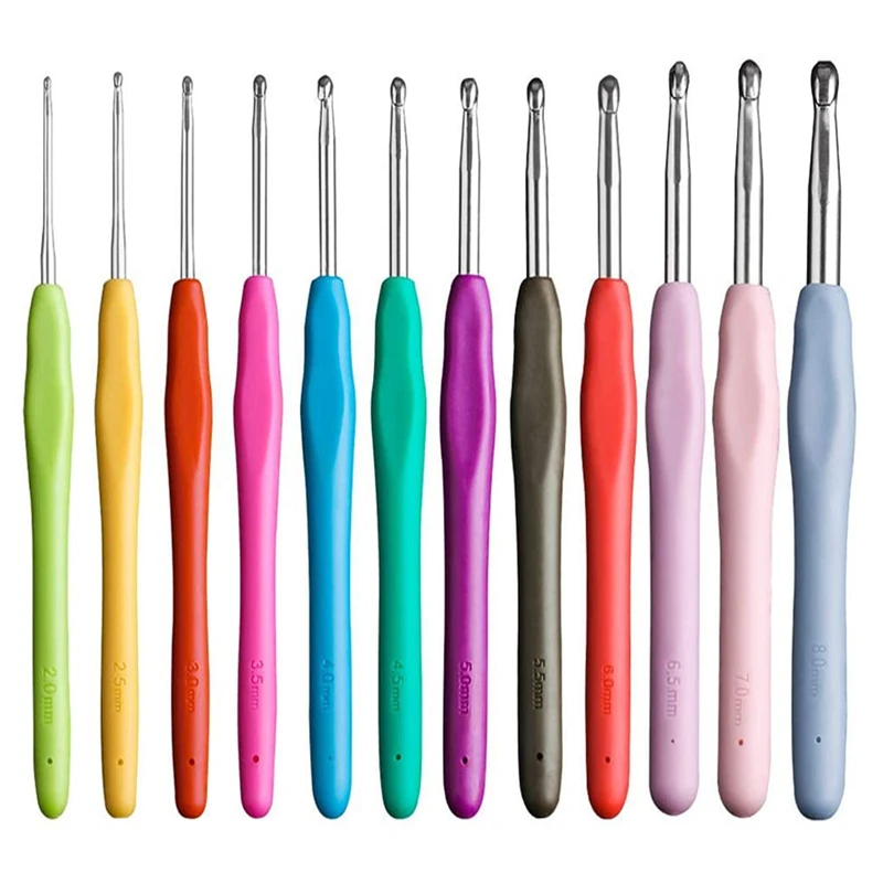 D&D 1pc Aluminum Crochet Hooks Ergonomics Handle Knitting Needle Yarn Sweater Weave DIY Craft Knitting Tools Sewing Accessories
D&D 1pc Aluminum Crochet Hooks Ergonomics Handle Knitting Needle Yarn Sweater Weave DIY Craft Knitting Tools Sewing Accessories