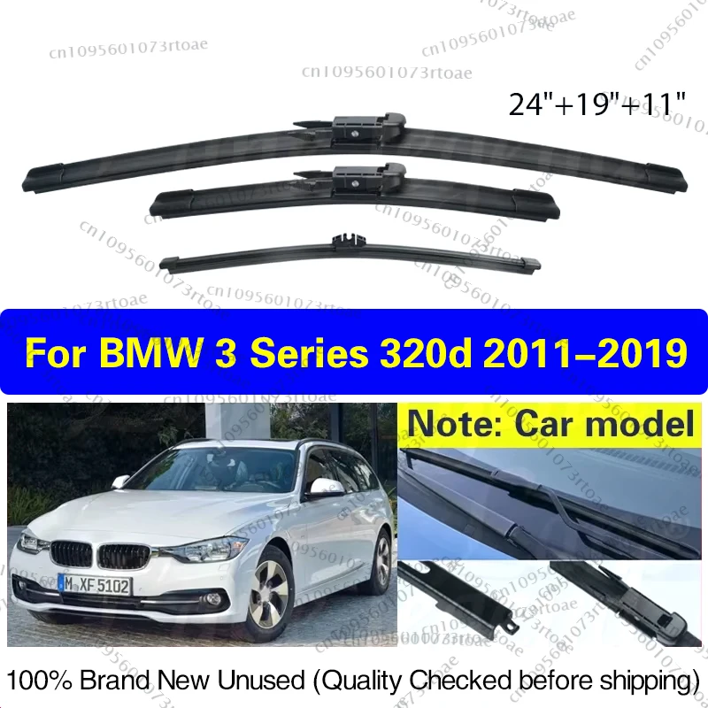 For BMW 3 Series 320d 330d 335d 316d 318d 320i 328i Touring Estate F31 2011 - 2019 Wiper Front Rear Wiper Blades Windscreen 2018
For BMW 3 Series 320d 330d 335d 316d 318d 320i 328i Touring Estate F31 2011 - 2019 Wiper Front Rear Wiper Blades Windscreen 2018