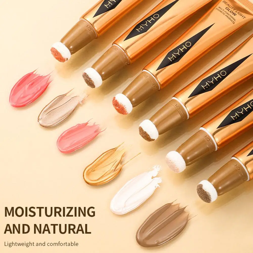 Multi-functional Makeup Pen Glitter Contouring Face Highlight Powder Blush Liquid Contour Cushion Applicator Wand Shimmer B E9y5
Multi-functional Makeup Pen Glitter Contouring Face Highlight Powder Blush Liquid Contour Cushion Applicator Wand Shimmer B E9y5