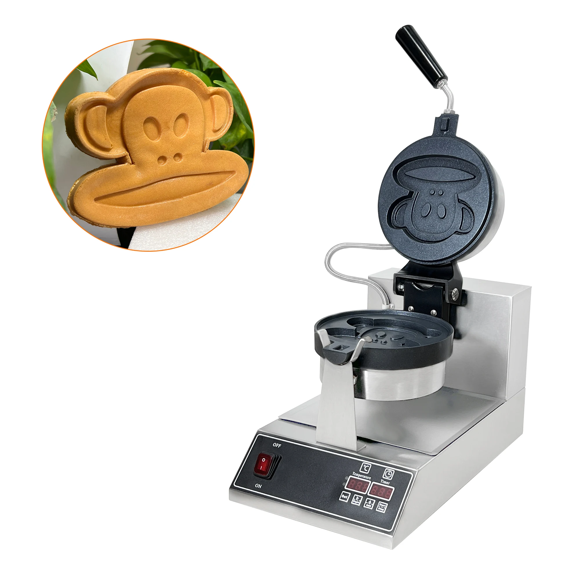 220V Commercial Non-stick Waffle Making Machine Digital Durable Waffle Maker
220V Commercial Non-stick Waffle Making Machine Digital Durable Waffle Maker