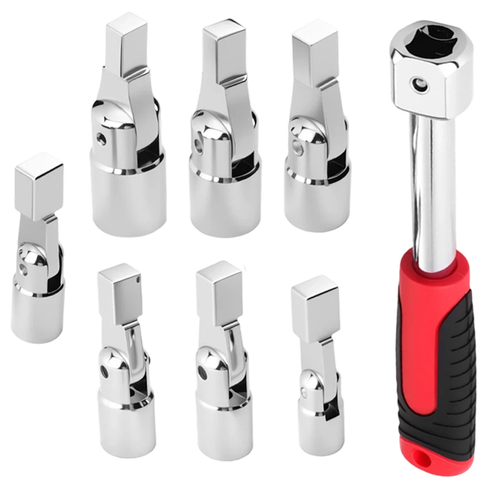 Набор торцевых ключей со съемной ручкой, вращающаяся на 180, сменная вставная головка, 8-10-12-13-14-17-19 мм, ремонт смещенного пространства
Набор торцевых ключей со съемной ручкой, вращающаяся на 180, сменная вставная головка, 8-10-12-13-14-17-19 мм, ремонт смещенного пространства