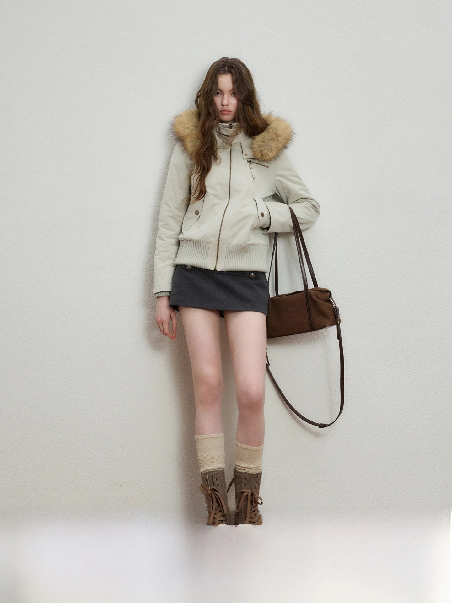 Luamoss Millennium Style Retro Workwear Coat Women's Winter Thickened Warm Loose Slim Cotton Jacket with Fur Collar
Luamoss Millennium Style Retro Workwear Coat Women's Winter Thickened Warm Loose Slim Cotton Jacket with Fur Collar