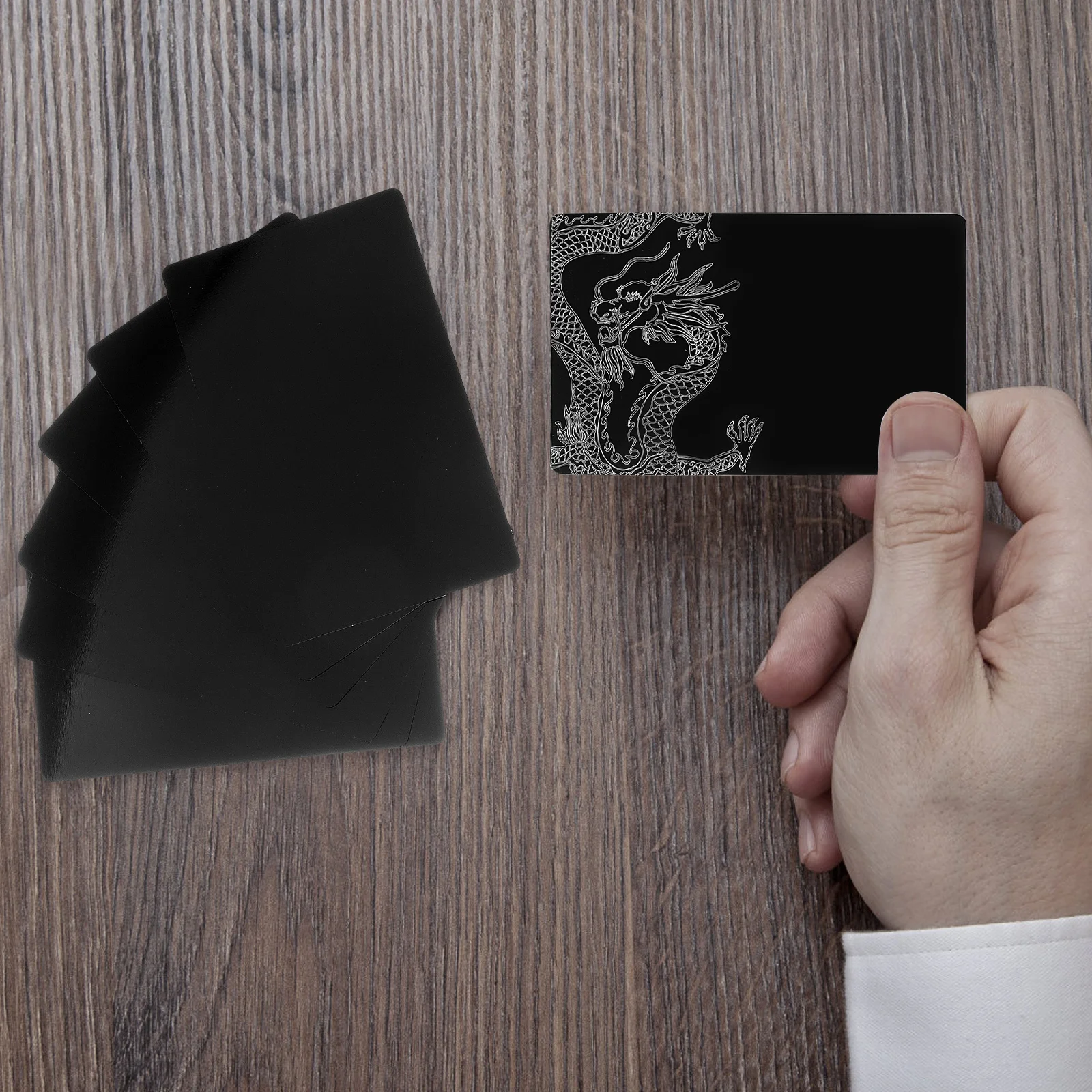 10pcs Black Blank Aluminum Business Cards 86x54mm Thin Metal for Engraving DIY Name Cards Smooth Blanks
10pcs Black Blank Aluminum Business Cards 86x54mm Thin Metal for Engraving DIY Name Cards Smooth Blanks