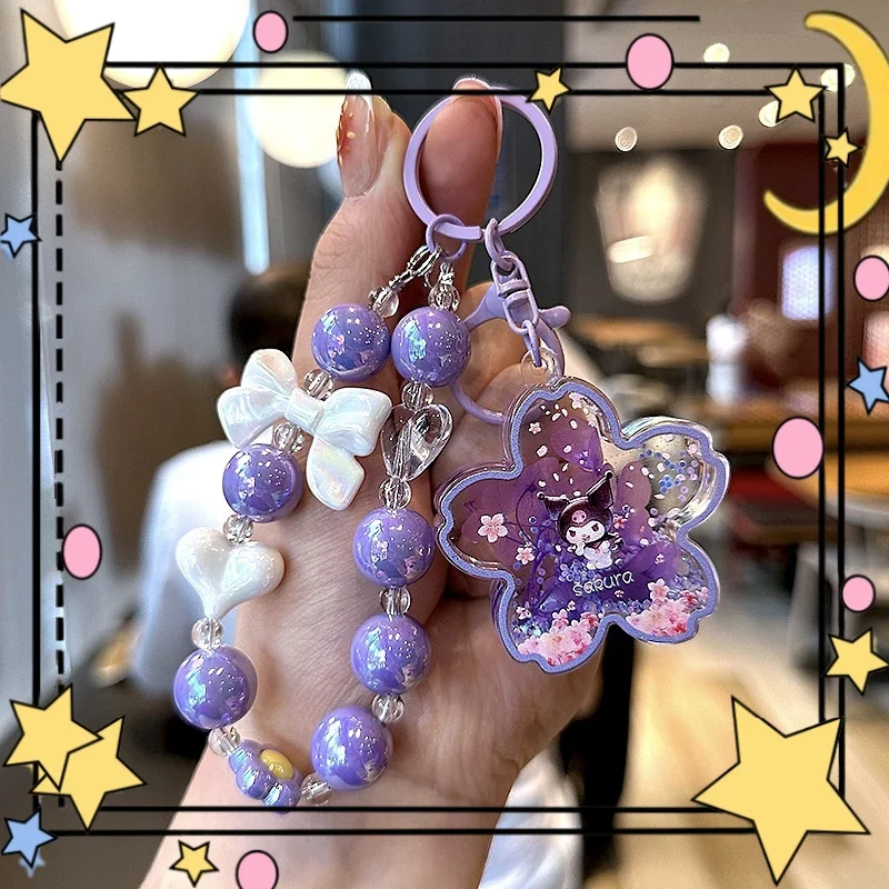 Live Streaming Popular Oil Filled kuromi Cherry Blossom Bracelet Keychaincute Girl Eternal Life Flower Backpack Pendant Gift
Live Streaming Popular Oil Filled kuromi Cherry Blossom Bracelet Keychaincute Girl Eternal Life Flower Backpack Pendant Gift