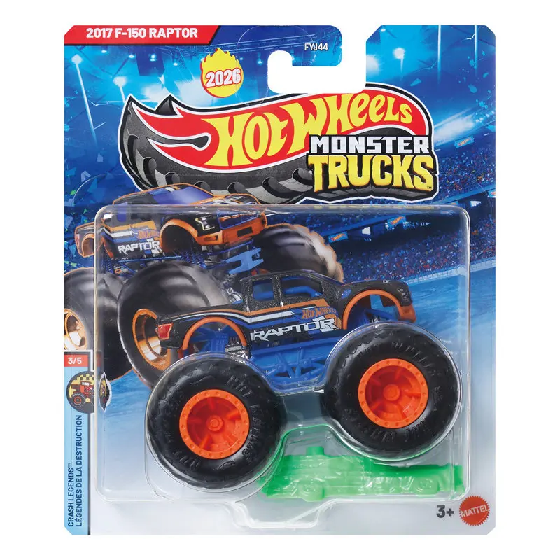 Hot Wheels Car MOSTER TRUCKS 2017 F-150 Raptor 1/64 Metal Die-cast Model Toy FYJ44
Hot Wheels Car MOSTER TRUCKS 2017 F-150 Raptor 1/64 Metal Die-cast Model Toy FYJ44