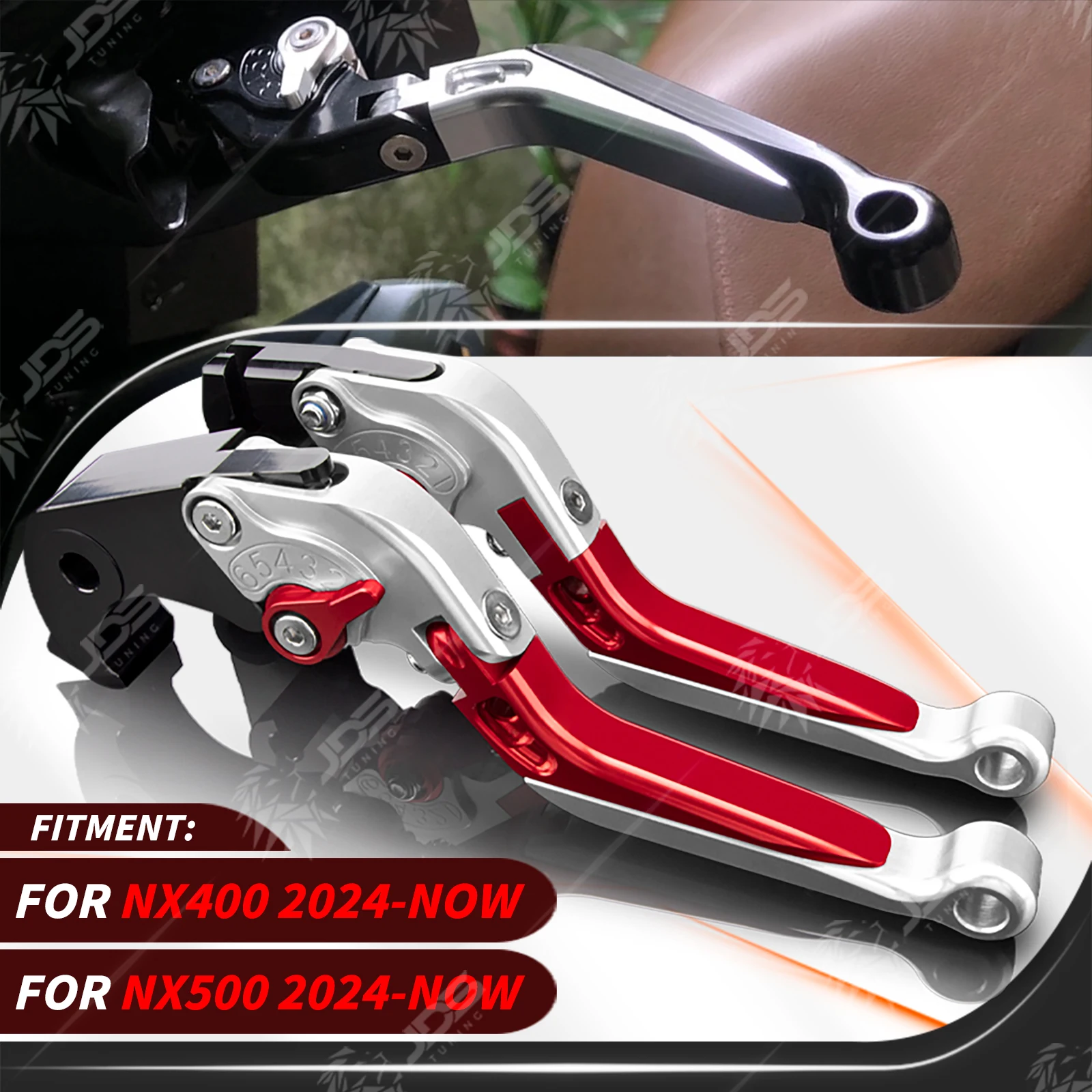 JDSTUNING For Honda NX400/NX500 2024-NOW Clutch Lever Brake Lever Set Adjustable Folding Handle Levers Accessories Parts
JDSTUNING For Honda NX400/NX500 2024-NOW Clutch Lever Brake Lever Set Adjustable Folding Handle Levers Accessories Parts