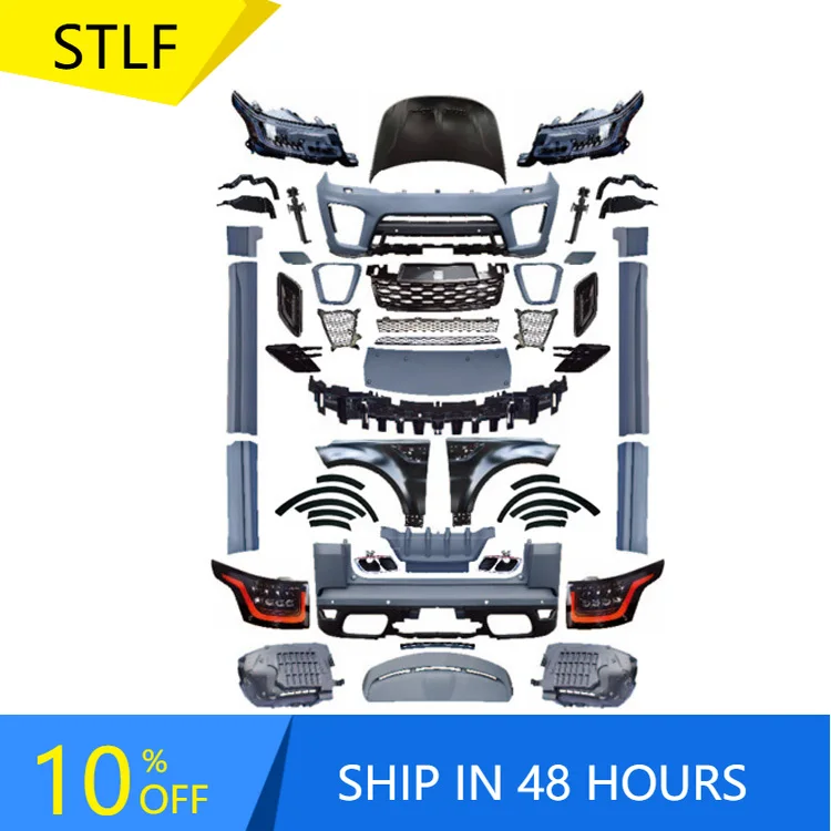 STLFHigh qualityL494 SVR Style Body Kit Bumpers Rear Spoiler LED Headlights Tail Lights Fender Hood Body Kits for RANGE ROVER Sp
STLFHigh qualityL494 SVR Style Body Kit Bumpers Rear Spoiler LED Headlights Tail Lights Fender Hood Body Kits for RANGE ROVER Sp