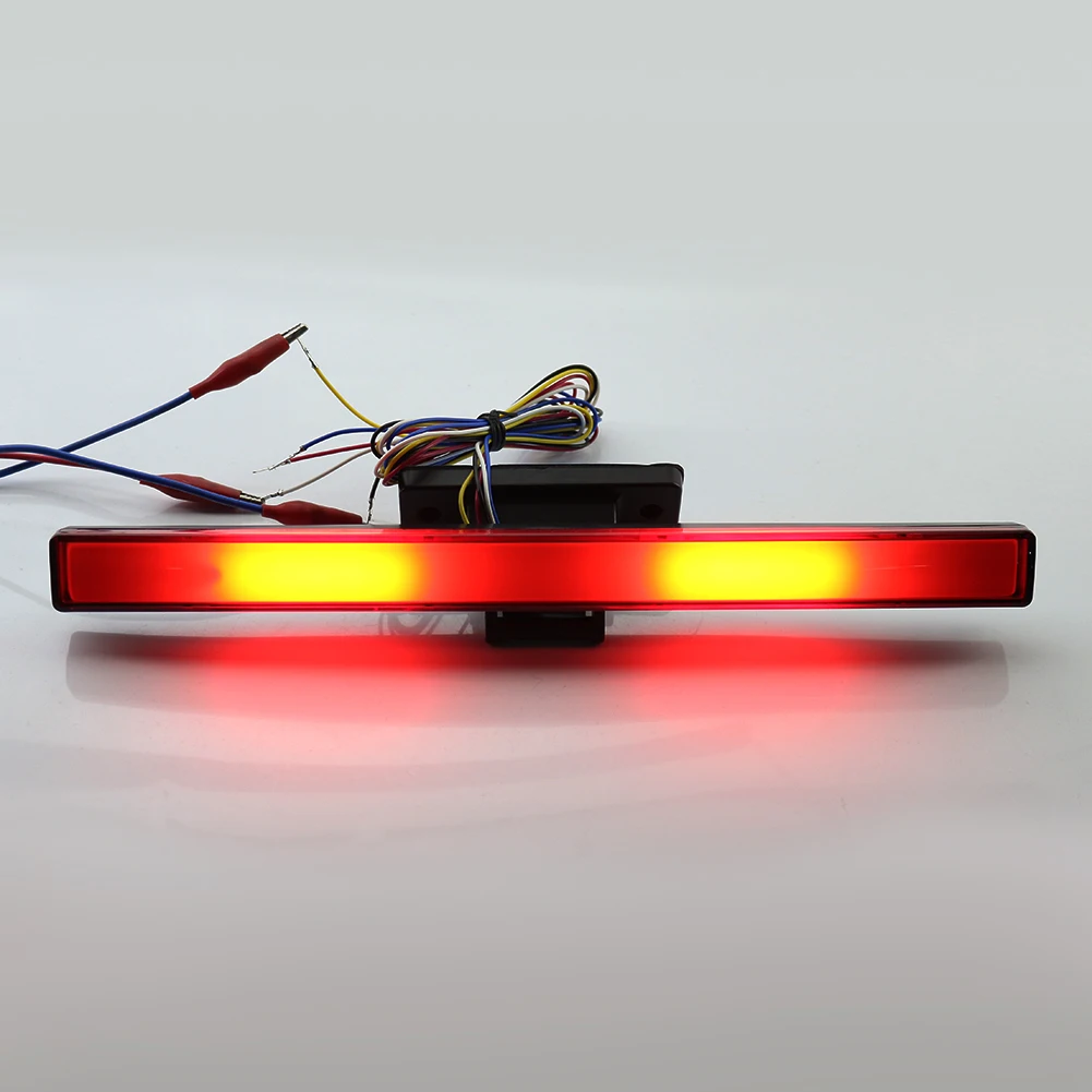 12V Universal Amber Car High Mounted 3rd Third Brake Light Indicator Lamp Universal For Audi Ford SUV Truck etc. Red Shell
12V Universal Amber Car High Mounted 3rd Third Brake Light Indicator Lamp Universal For Audi Ford SUV Truck etc. Red Shell