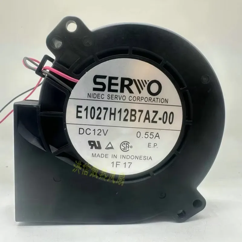SERVO E1027H12B7AZ-00 DC 12V 0.55A 97x97x27mm 2-Wire Server Cooling Fan
SERVO E1027H12B7AZ-00 DC 12V 0.55A 97x97x27mm 2-Wire Server Cooling Fan