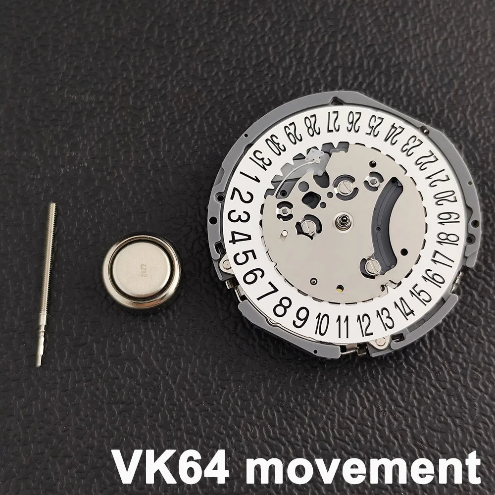 new Japanese quartz movement VK64vk64A movement Fit for VK64 dial VK64 pointer assembly watch assembly accessories 
new Japanese quartz movement VK64vk64A movement Fit for VK64 dial VK64 pointer assembly watch assembly accessories