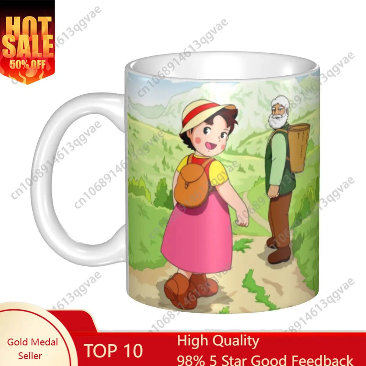 Anime Heidi Girl Of The Alps Ceramic Mug Custom Heidi Peter Grandpa Coffee Cup Creative Present
Anime Heidi Girl Of The Alps Ceramic Mug Custom Heidi Peter Grandpa Coffee Cup Creative Present