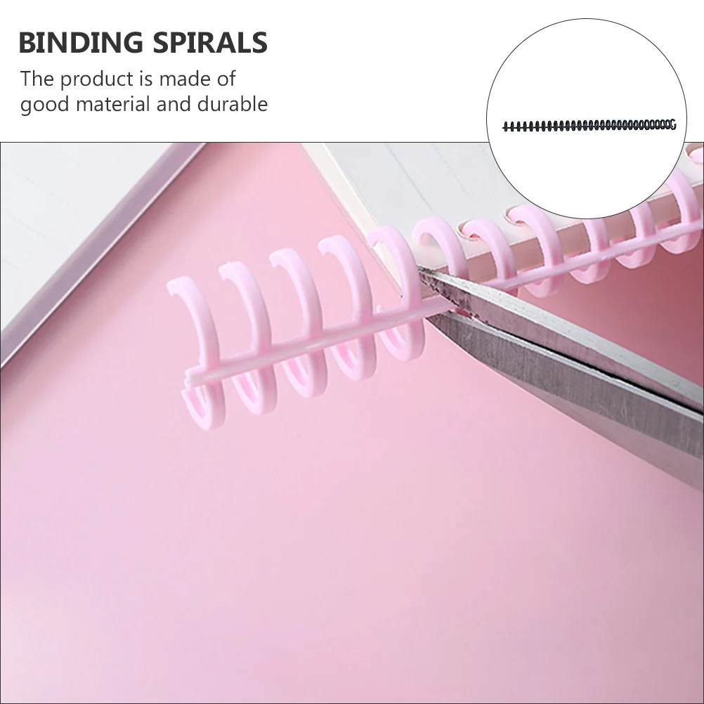 10Pcs Plastic Notebook Spines Binding Spirals Strong Flexible Coil Bindings for School Office Home Craft Projects Multi Color
10Pcs Plastic Notebook Spines Binding Spirals Strong Flexible Coil Bindings for School Office Home Craft Projects Multi Color