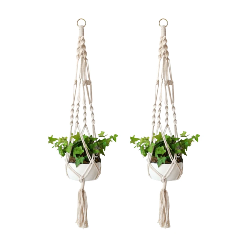 2 Pcs Beaded Plant Hanger Plants Crochet Flower Planter Ceiling Basket Hanging Rope for Indoor
2 Pcs Beaded Plant Hanger Plants Crochet Flower Planter Ceiling Basket Hanging Rope for Indoor