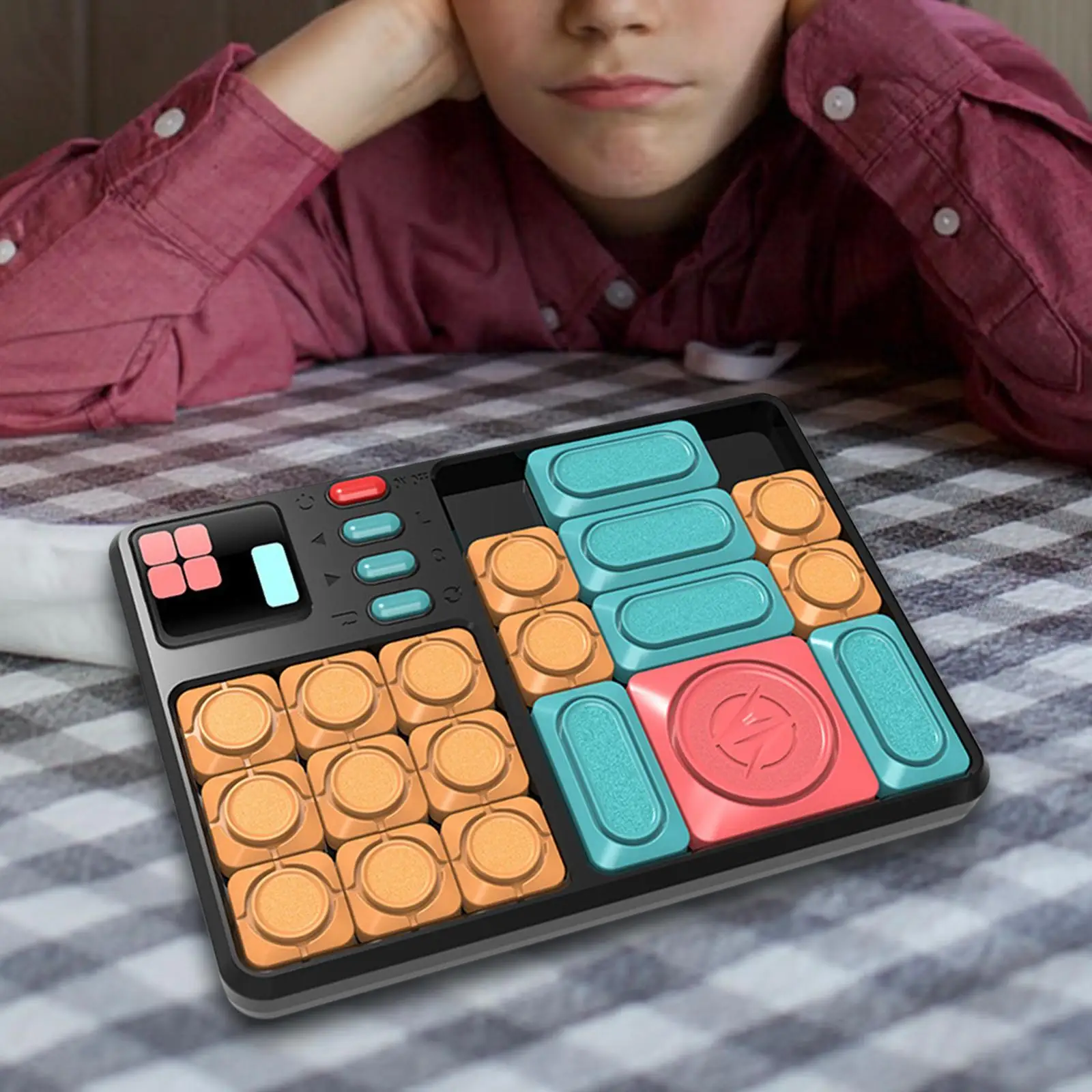 Electronic Slide Brain Games Brain Teaser Handheld Games Console Learning Puzzles Toys for Kids Intelligence IQ Training
Electronic Slide Brain Games Brain Teaser Handheld Games Console Learning Puzzles Toys for Kids Intelligence IQ Training