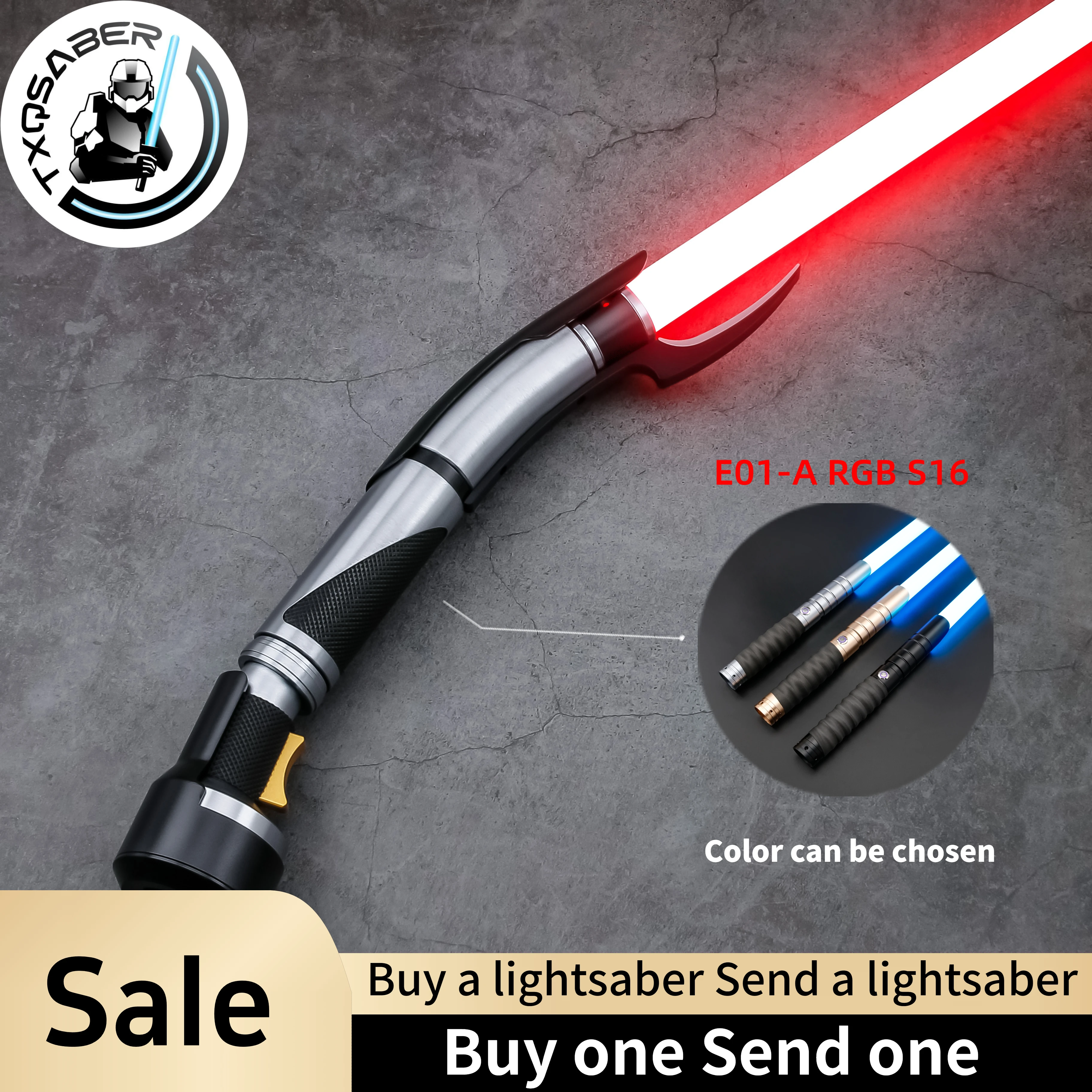 TXQSABER Replica Lightsaber Count Dooku Light Sword Metal Hilt Smooth Swing FOC Heavy Dueling Laser Sword Cosplay Toys for Adult
TXQSABER Replica Lightsaber Count Dooku Light Sword Metal Hilt Smooth Swing FOC Heavy Dueling Laser Sword Cosplay Toys for Adult