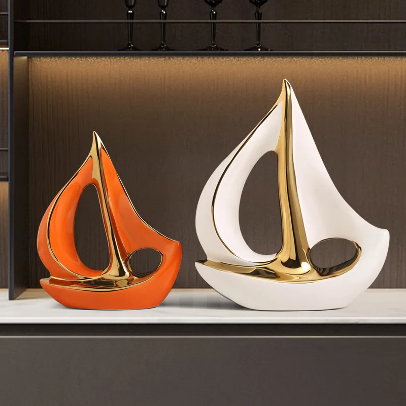 Sailing Ornaments Light Luxury High-end Home Wine Cabinet Office Ceramic Decoration Artifact Home Decoration
Sailing Ornaments Light Luxury High-end Home Wine Cabinet Office Ceramic Decoration Artifact Home Decoration