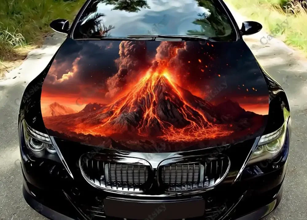 Volcano Erupting Design Car Hood Vinyl Stickers Wrap Vinyl Film Engine Cover Decals Sticker Car Hood Protective Film
Volcano Erupting Design Car Hood Vinyl Stickers Wrap Vinyl Film Engine Cover Decals Sticker Car Hood Protective Film